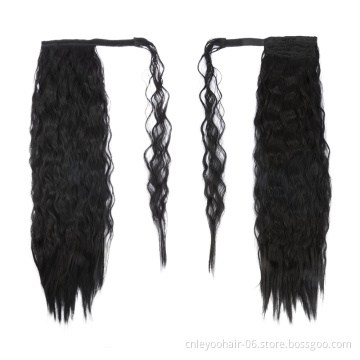 20 Inch Long Curly Ponytails for Women Light and Soft Synthetic xpression Ponytail Hair Extension